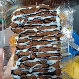 ขนมปังปิ้งโอวัลตินราดนม+ช็อคโกแลต