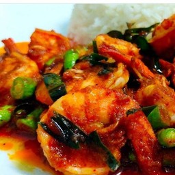 ข้าวพริกแกงกุ้ง