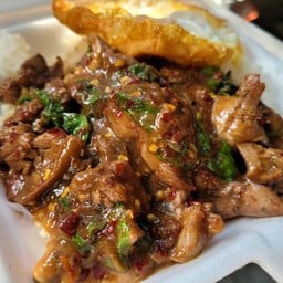 กะเพราตับไก่(ตับล้วน)