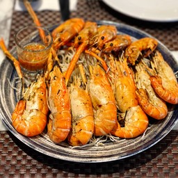 Grilled Prawns Platter