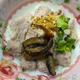 ข้าวต้มแห้งหมู3อย่าง+บะเต้ง