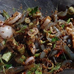 กุ้งเต้น หลังอบจ.แพร่