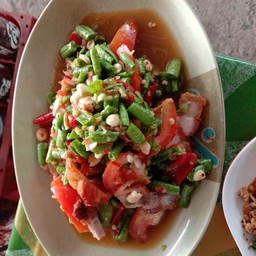 ตำถั่วคอหมูย่าง