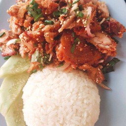 ข้าวมันยำไก่