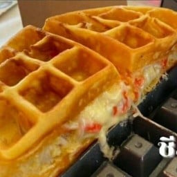 โฮม วาฟเฟิล (home waffle) หน้าโลตัส เฮาส์ซิ่ง