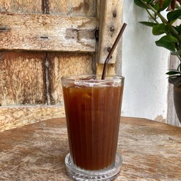 กาแฟดำเย็น  เมล็ดไทยคั่วอ่อน