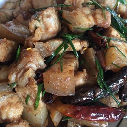 ข้าวสามชั้นผัดกะปิ