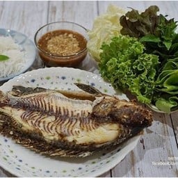 เมี่ยงปลานิลเผา