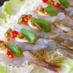 กุ้งแช่น้ำปลา (ดิบ)