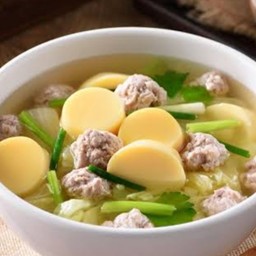 ต้มจืดเต้าหู้หมูสับ