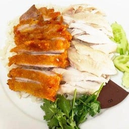 ข้าวมันไก่ผสม