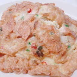 ข้าวไข่เจียว,ไข่ข้น,ผัดกะเพรา