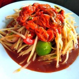 ส้มตำหอยดอง