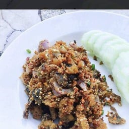 น้ำตกปลาดุกทอด
