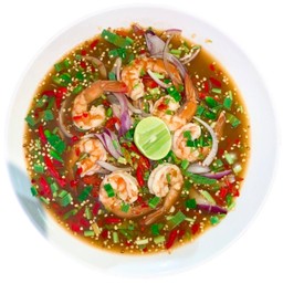 ยำกุ้งสุก