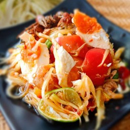ตำไทยไข่เค็ม
