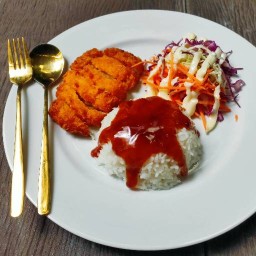 ข้าวไก่เทอริยากิ By.สามพี่น้อง