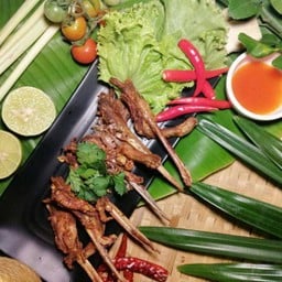 ปากเป็ดทอดกระเทียม