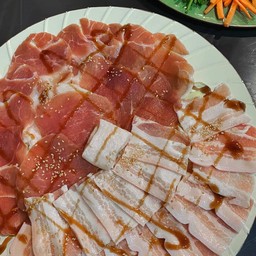 ชุดหมูสไลด์(น้ำใส)