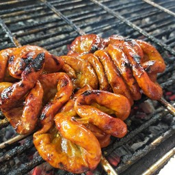 ไส้อ่อนย่างถ่าน