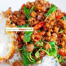 ข้าวกระเพราหมู /Pork Basil On Rice