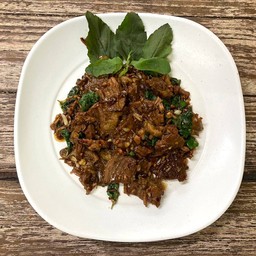 กะเพราน่องลาย (เป็นกับข้าว)