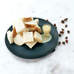 ปังอบไอน้ำ+นมข้น