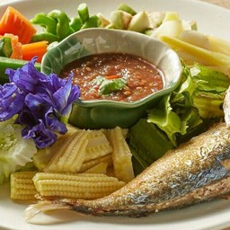 น้ำพริกกะปิปลาทูทอด.