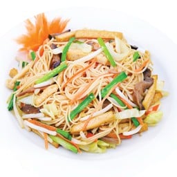 ผัดหมี่ซั่วมังสวิรัติ