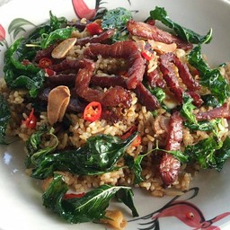 ข้าวกระเพราคุณชาย(เนื้อ)