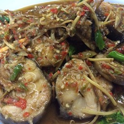 ปลาดุกทะเลผัดฉ่า