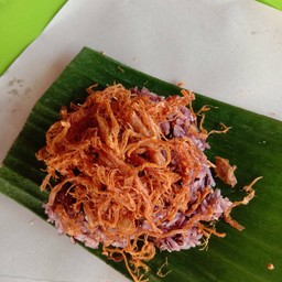 ข้าวเหนียวดำหน้าหมูฝอย