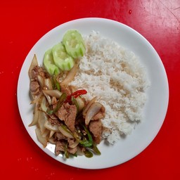 ผัดพริกหยวกหมูชิ้น