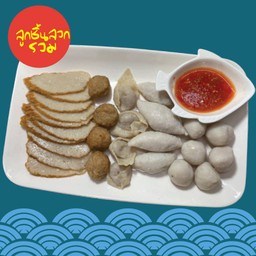 ลูกชิ้นลวกรวมชุดเล็ก