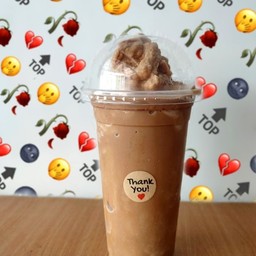 นมหมีกาแฟปั่น