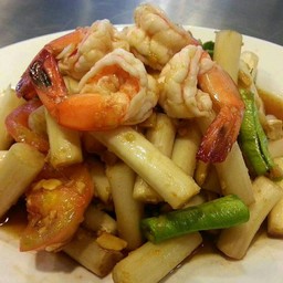 ตำไหลบัวกุ้งสุก