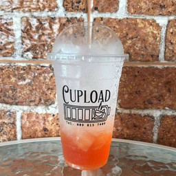 พีช มะนาวโซดา เย็น (Iced Peach lemon soda)