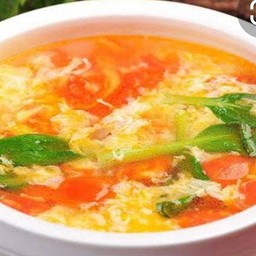 ซุปไข่มะเขือเทศ番茄鸡蛋汤