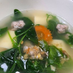 ต้มจืดตำลึงหมูสับ