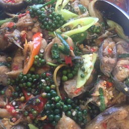 ผัดฉ่าปลาดุก