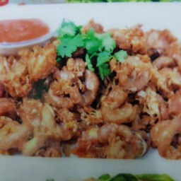 ไส้ตันทอดกระเทียม