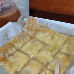 ชุด D โรตีไข่+ชาดำเย็น 16 ออนซ์