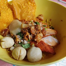 เตี๋ยวหมูแห้ง + น้ำซุป