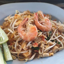 ต้มยำหมูสับ ใบตำลึง