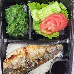 ข้าวหน้าปลาซาบะ เทอริยากิ