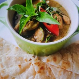 โรตีแกงเขียวหวาน