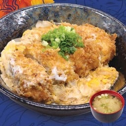 ข้าวหน้าหมูทอดราดไข่ตุ๋น