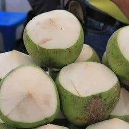 มะพร้าวอ่อน ร้านกำนันปลูก ไร่กล้วย