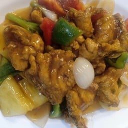 เนื้อปลาเก๋าเปรี้ยวหวาน