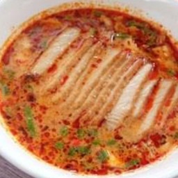 หมูทอดต้มยำ (น้ำข้น)